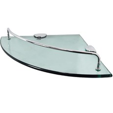 強化玻璃角落層架 8mm, 混合色, 1個