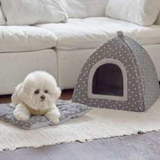 REDPUPPY 寵物Breezen小屋, 圓點灰, 1個