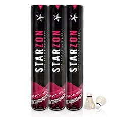 星區羽毛球毛毽子No.5 12p, 混色, 3組