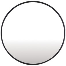 디자인 원형 거울 700 x 700 mm, 블랙