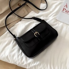 SORIDAL 女用 盧比諾 現代基本款 托特斜背包, 黑色