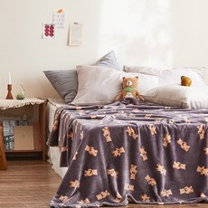 아르페지오베이직 백코 극세사 밍크담요