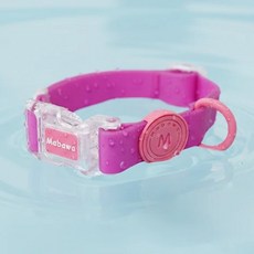 리치독스 반려동물 워터프리 방수 목줄, 로즈핑크, 1개