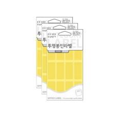 Petit 封口標籤 標記貼紙 20-T213, 3個, 透明