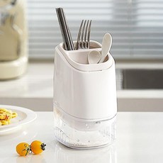 묘먀미 심플 분리형 수저통 FM106, 1개, 화이트