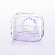 Lanboer 倉鼠透明彩色沙盆 S, 紫色, 1個