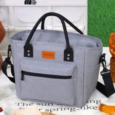 Ttabongoppa 露營野餐保溫保冷兩用多功能收納包 JNHA2018, 灰色, 10L