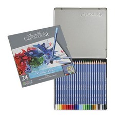 CRETACOLOR Marino 水彩彩色鉛筆 24024, 24色, 1個