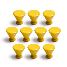 Sonjabisesang Melody 1孔家具把手 黃色, 10個