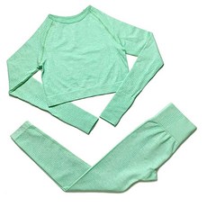 Ahope 女性緊身瑜珈服上衣下褲套裝