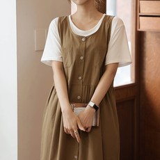 빼빼 여성용 통기성 U넥 모달 스판 반팔 티셔츠
