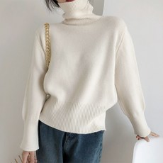 andstyle 女款時尚高領高領針織套衫 261729