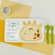 印花陶瓷餐盤, 長頸鹿款, 單品