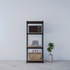 SPEEDRACK 韓國製造 免螺絲組裝式鋼製角鋼架, 黑色