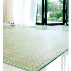 自然新鮮天然中青竹蓆, 綠色調