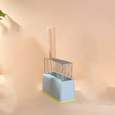 金屬貓砂鏟+底座, 藍色（基座）