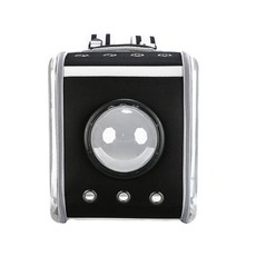 리스펫 반려동물 이동 투명 멀티 백팩, 블랙, 1개