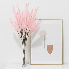 도시정원 조화 퐁퐁 뮬리가지 5p, 연핑크, 1개