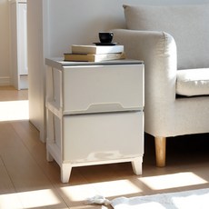 보노하우스 위클리 서랍장, 그레이, 2개