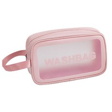 佳艾妮 沐浴游泳防水收納包 粉紅色 M, 1個