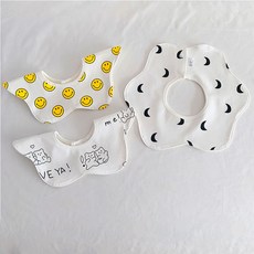 HARAROI 嬰兒心形小熊圍巾圍兜 3 件套