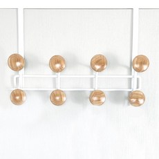 門後掛鉤架 8勾, Clova White, 1個