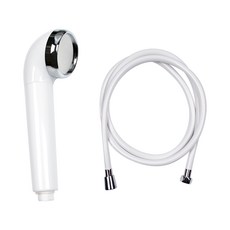 COBRA 미세홀 샤워헤드 + PVC 샤워줄 세트, 1개, 화이트