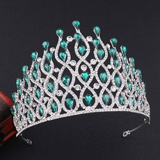 自助婚禮水晶皇冠 ake808, 1個, 綠色