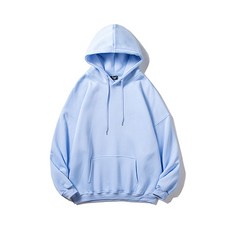 Oversize基本款輕薄春季休閒素色連帽T恤