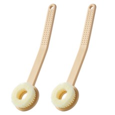 모나코올리브 등 블랙헤드 고민없이 커브드 밀착 바디브러시, 옐로우, 1개입, 2개