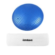Lenwave 平衡半圓球 藍色+髮帶 白色