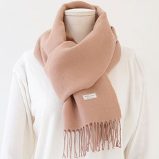 에스까리에 파스텔 무지 수술 롱 머플러