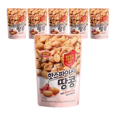 머거본 핫스파이시 땅콩, 110g, 6개