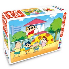 학산문화사 짱구 놀이터 직소퍼즐, 300피스, 혼합색상, 1개