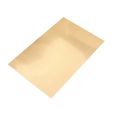 OON 金屬工藝黃銅板 300 x 400 x 1 mm, 單色, 1個