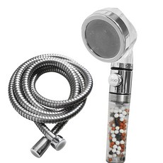 LIVINGiF 過濾型省水開關蓮蓬頭+水管2M, 1組