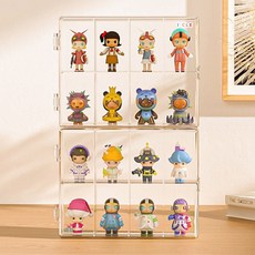 I'CLE Assemble Clear 透明16格公仔收納盒 展示櫃, 1個