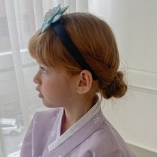 chenny bongbong 女童用花冠韓服髮帶