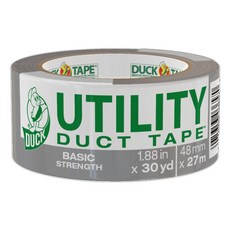 DUCK TAPE 多用途基本款管道膠帶 48mm x 27m, 灰色, 1個