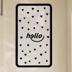 Daysoy 簡約設計吸附式浴室浴缸墊 70 x 40 cm, 1個, 12 黑色Hello