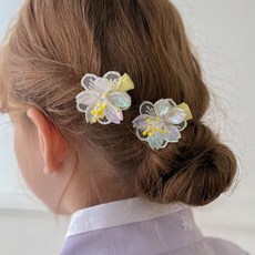 CHENNY BONGBONG 女童韓服配件髮夾 2入