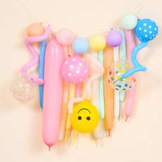 P&B Unity 馬卡龍氣球 DIY 套組, 綜合色, 1套