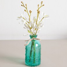 플라워트리 조화 프렌치 범부채 화병 세트 27cm, 화이트(조화), 1세트