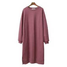 PANG PANG SHOP 拉絨長版孕婦連身裙