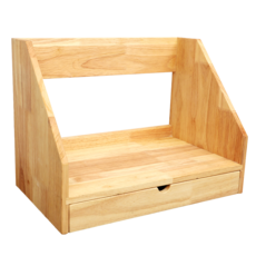 100SU 橡膠木木質書架, 單一顏色