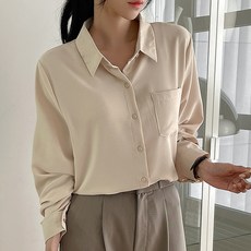 Dearlola 女性防皺口袋襯衫