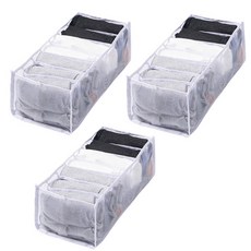 아이예스 칸칸이 의류 정리함 중형 IY-TBOXM, 화이트, 3개