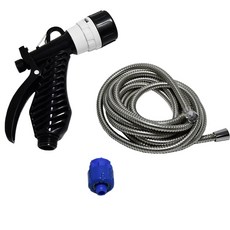 多用途噴灑器 + 5公尺不鏽鋼軟管組, 1套, 單一顏色