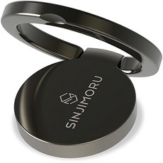 SINJIMORU 真治守 智慧環 迷你靈果 支架, 金屬黑, 1個