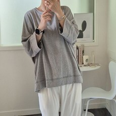 Bori Mam 縫線八分袖大尺碼T恤 孕婦裝 L009